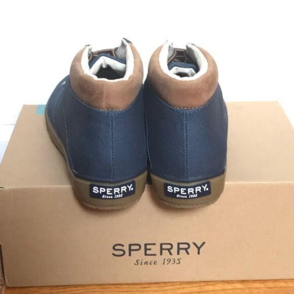 Sperry Top Sider Denim Blue Striper Chukka Alpine Lightweight Boots Shoes Size 8 main image 4